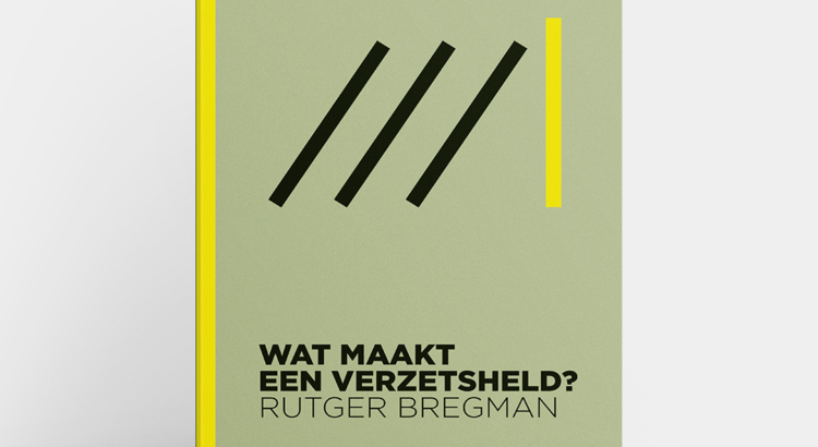 Boek 'Wat maakt een verzetsheld?' door Rutger Bregman.
